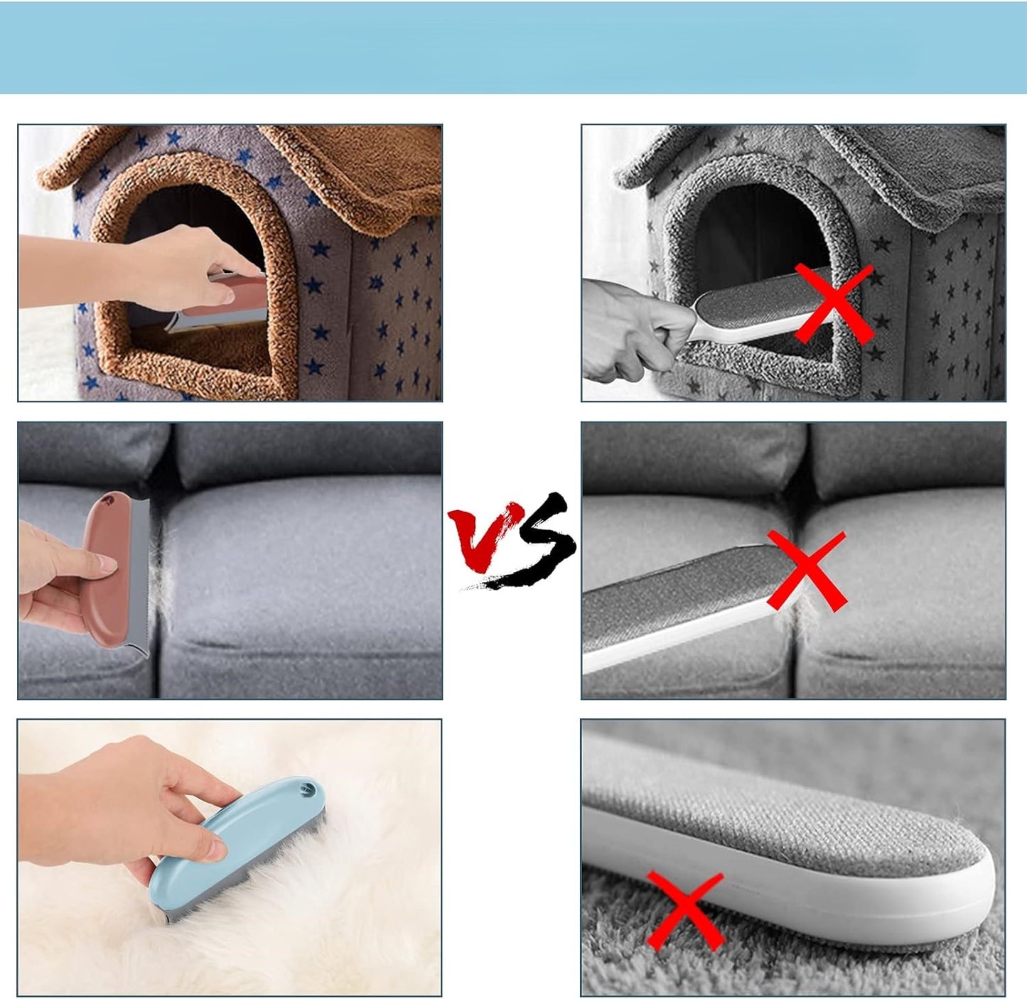 Brosse anti-poil