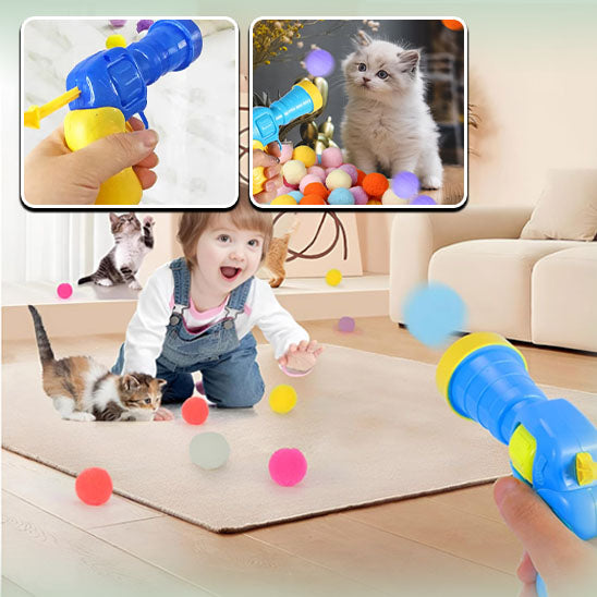 Jouet pour chat pistolet