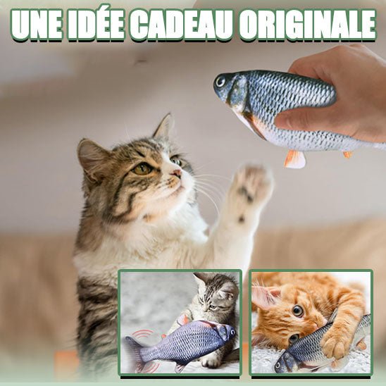 Jouet pour chat poisson FishDancerâą - Boutique Misha