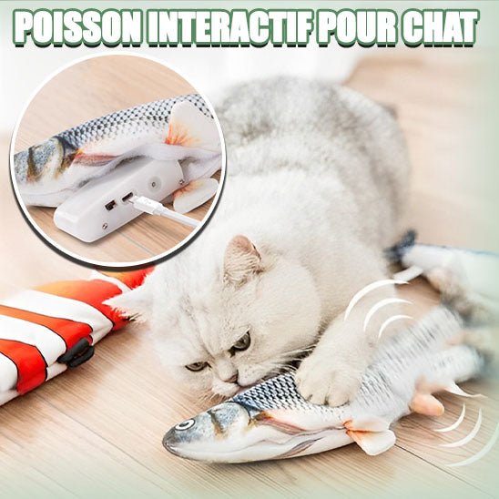 Jouet pour chat poisson FishDancerâą - Boutique Misha