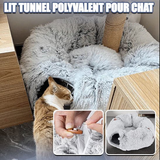 Le Tunnel pour Chat Ultime : Confort et Divertissement Garantis - Boutique Misha
