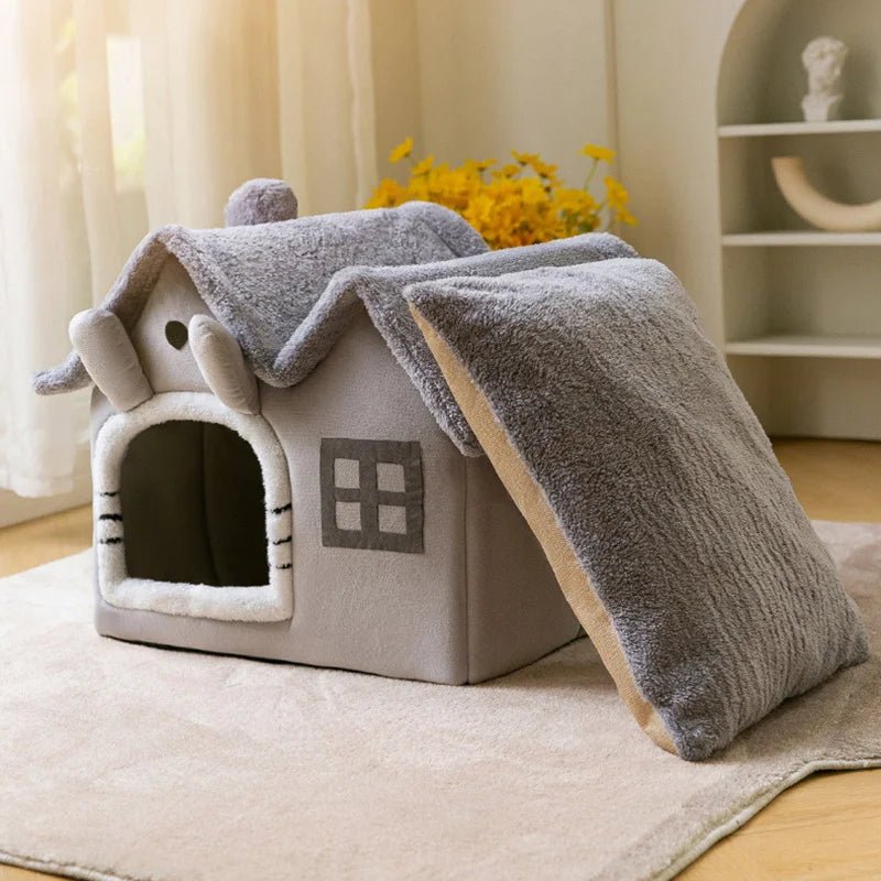 Maison pour Chat Pliable : Le Nid Douillet Parfait pour Votre Félin - Boutique Misha