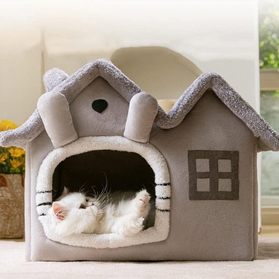 Maison pour Chat Pliable : Le Nid Douillet Parfait pour Votre Félin - Boutique Misha