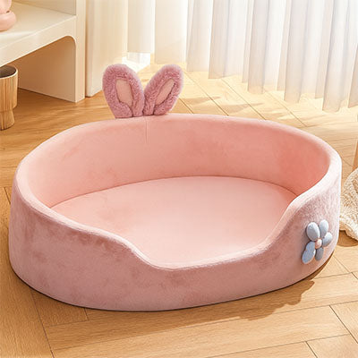 Panier pour chat fleur