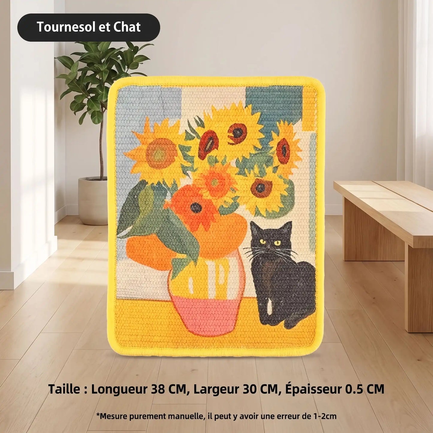 Tapis griffoir Chat | Protecteur Durable