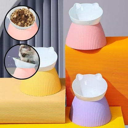 Bol d'alimentation surélevé pour chat