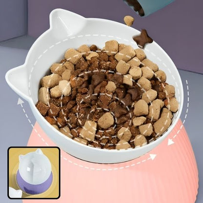 Bol d'alimentation surélevé pour chat