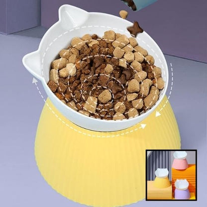 Bol d'alimentation surélevé pour chat