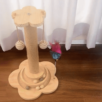 Arbre à chat en bois