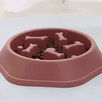 Gamelle de nourriture lente pour chat