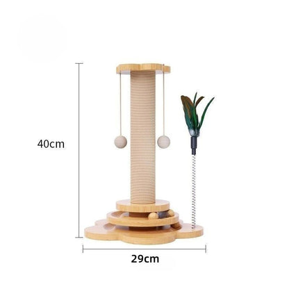 Arbre à chat en bois - Boutique Misha