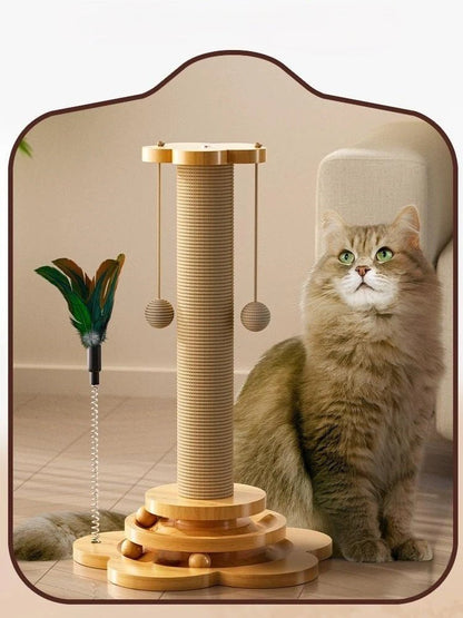 Arbre à chat en bois - Boutique Misha