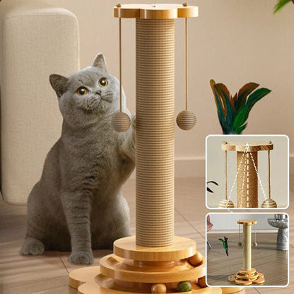 Arbre à chat en bois - Boutique Misha