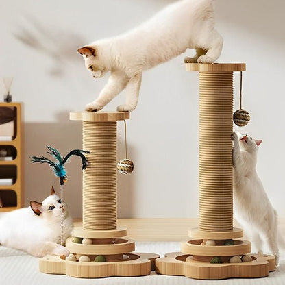Arbre à chat en bois - Boutique Misha