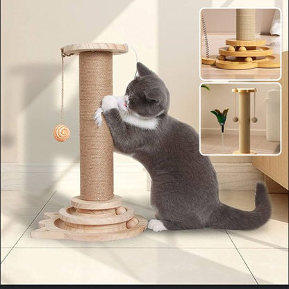 Arbre à chat en bois - Boutique Misha