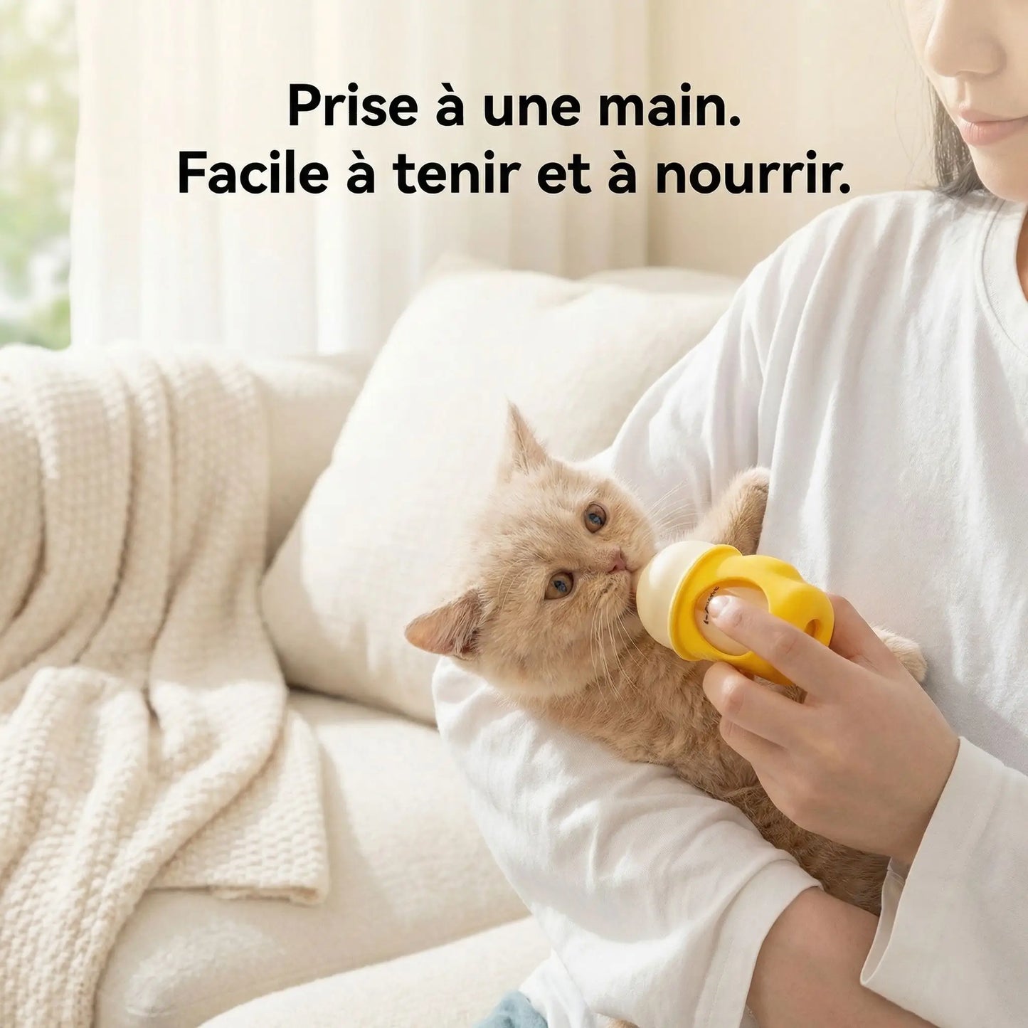 Biberon chaton | Ergonomique™