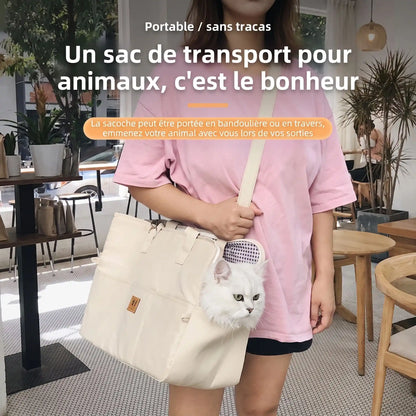 Chat sac de transport | Élégance & Sérénité