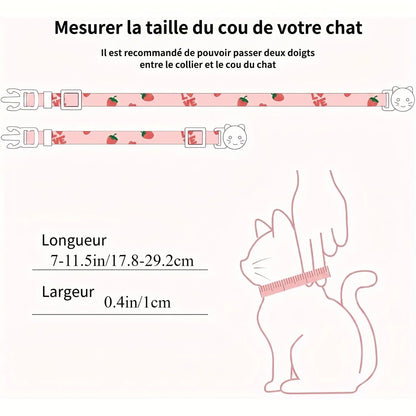 Collier Chat | Élégant & Sécurisé
