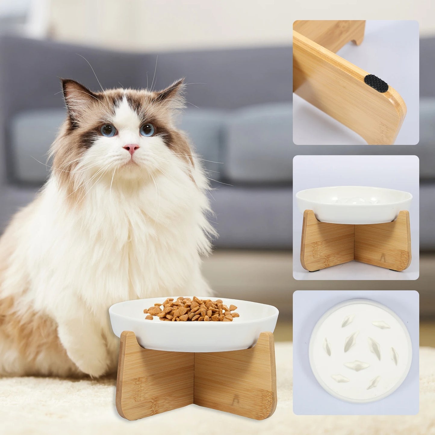 Gamelle anti glouton chat | Digestion Optimale
