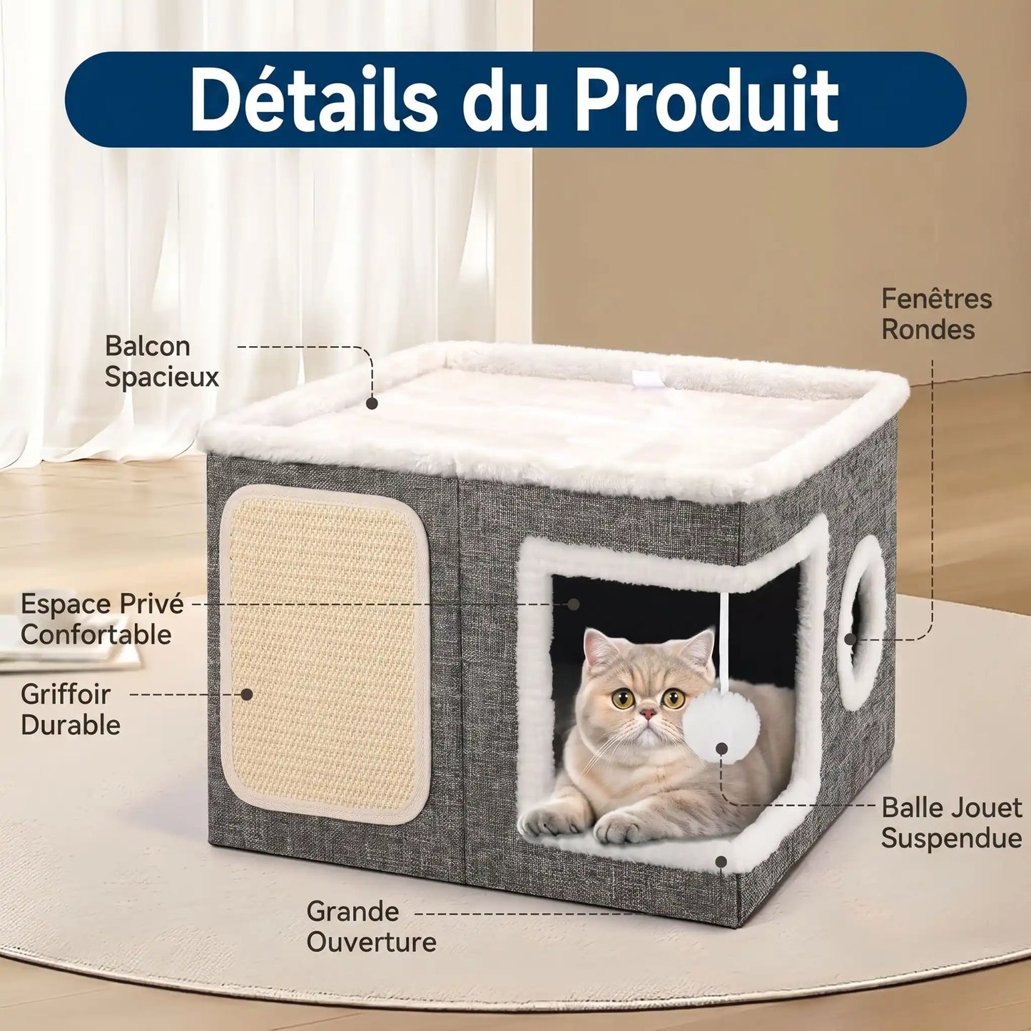 Maison pour chat | Confort Design