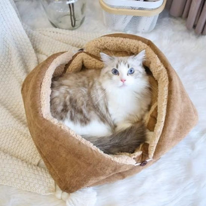 panier pour chat transformable ouvert fermé