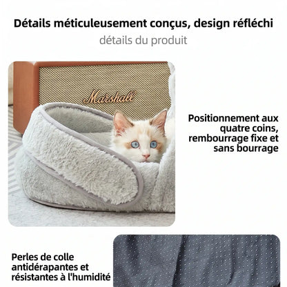 Détails de conception du panier requin : rembourrage fixe et base antidérapante résistante à l'humidité
