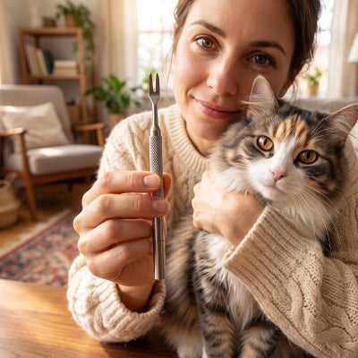 Pince à tique compacte pour la trousse de premiers soins
