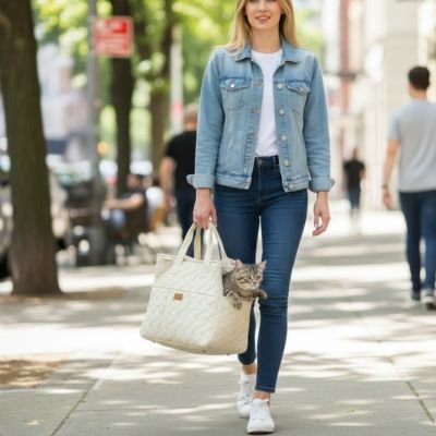 Sac de transport chat 