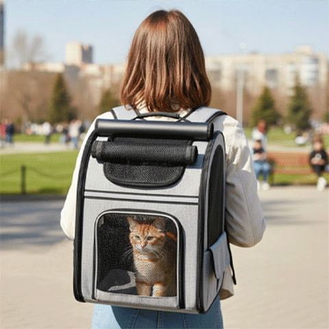 Sac de transport pour chat | Confort Sécurisé