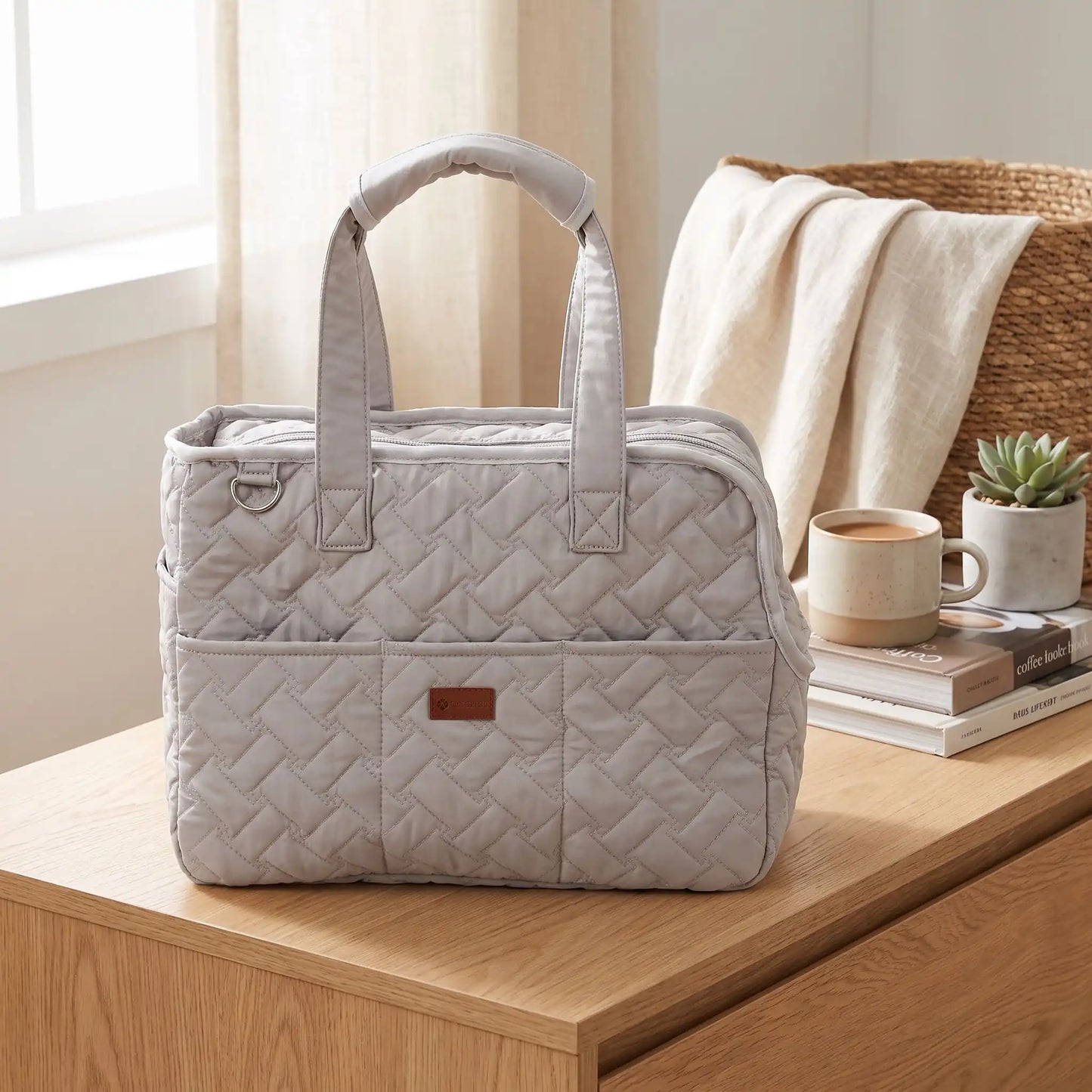 Sac de Transport Chat Matelassé | Discret & Élégant