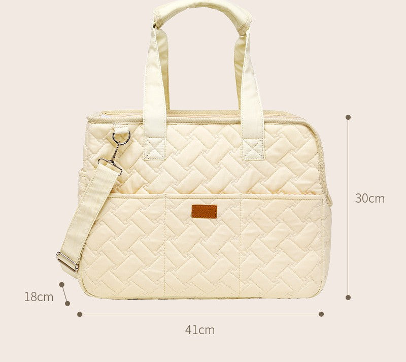 Sac de Transport Chat Matelassé | Discret & Élégant