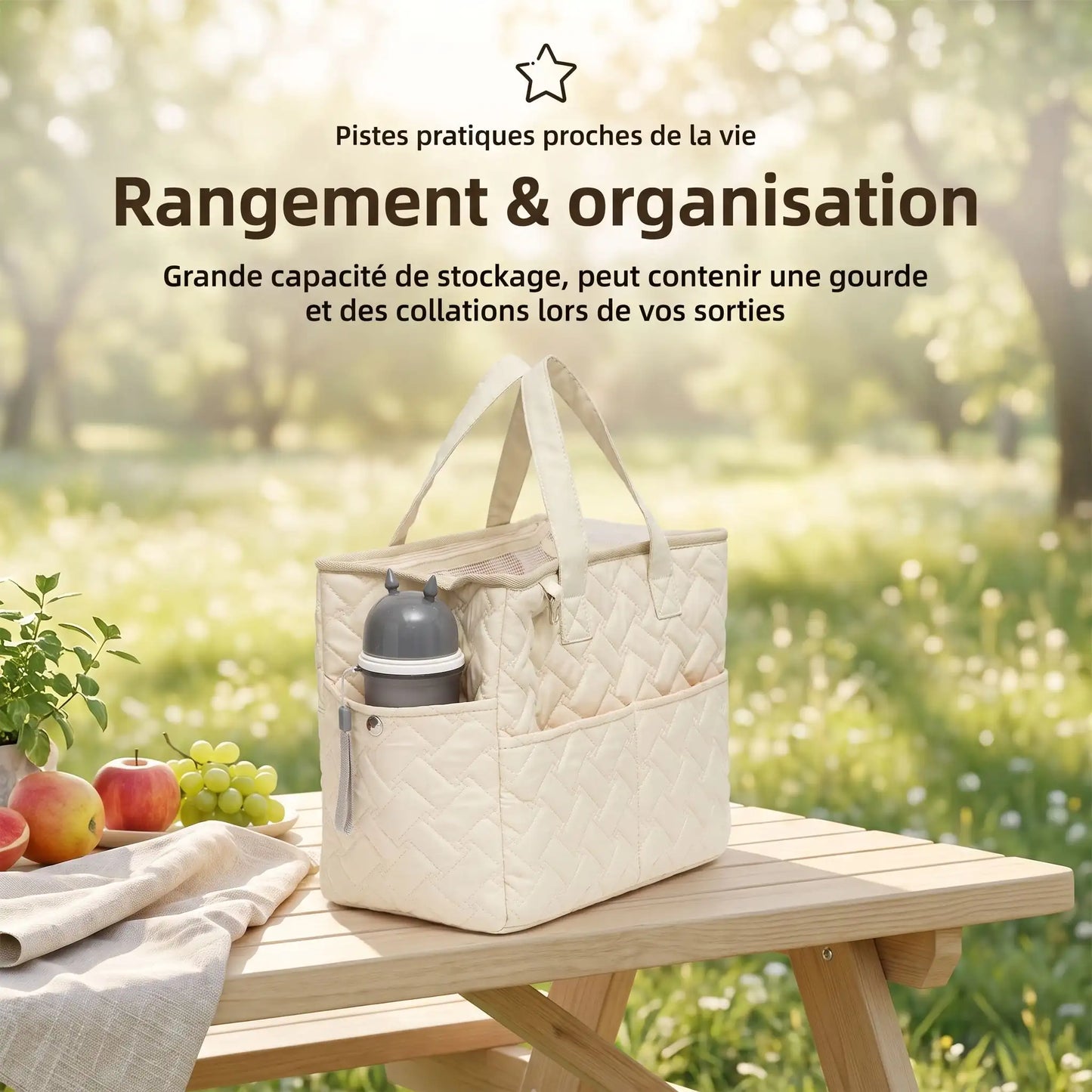 Sac de Transport Chat Matelassé | Discret & Élégant