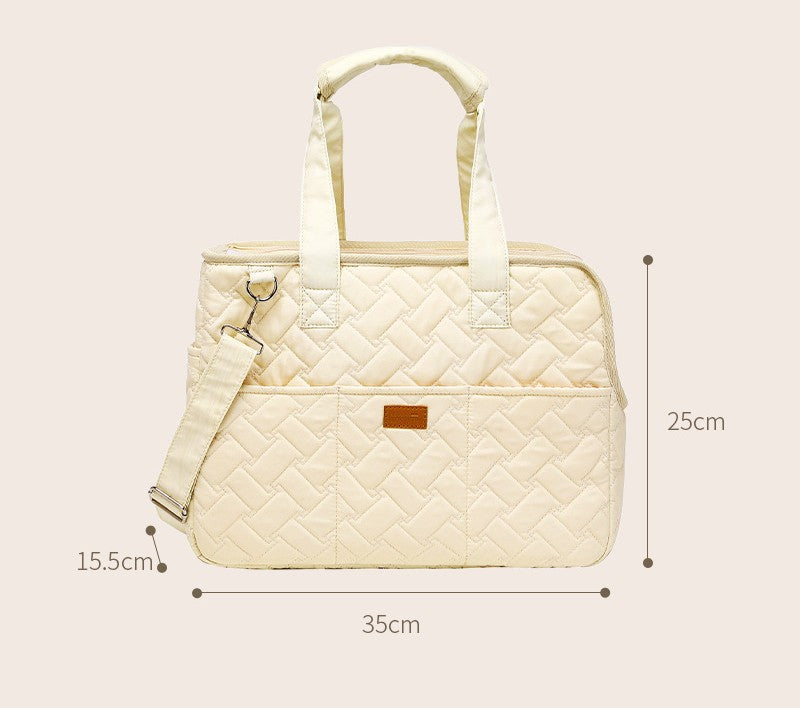 Sac de Transport Chat Matelassé | Discret & Élégant