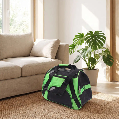 Sac transport chat mesh respirant grand format - coloris vert

