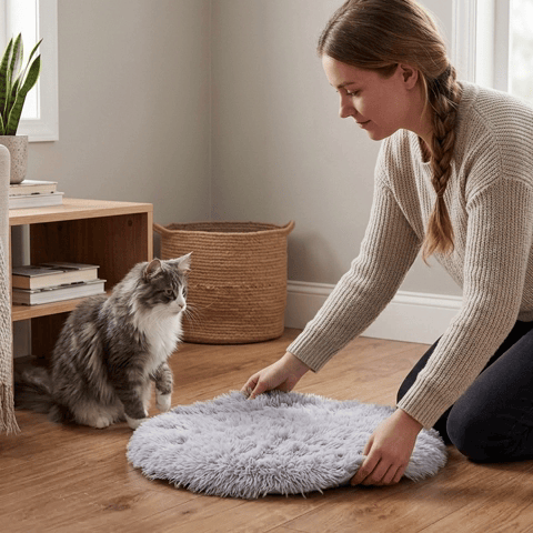 Tapis pour chat | Confortable et Lavable