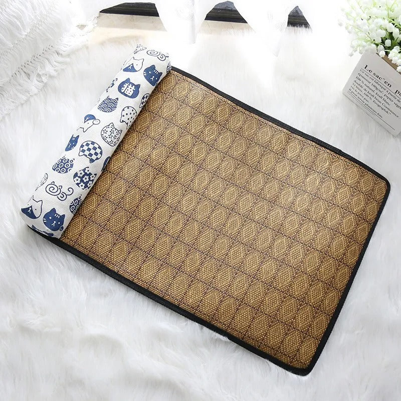 Tapis Rafraîchissant pour Chat | Fraîcheur Naturelle 4 Saisons